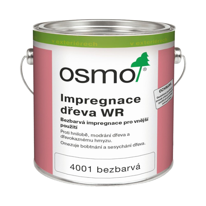 Impregnace dřeva Osmo WR 4001 bezbarvá 2,5 l