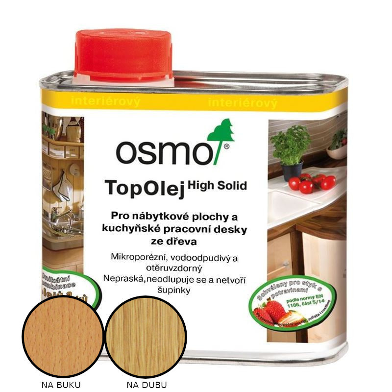 Top olej  Osmo 3058 bezbarvý 0,5 l