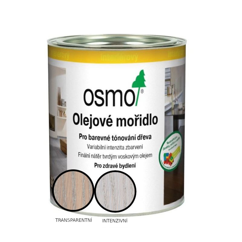 Mořidlo olejové Osmo 3518 světle šedá 1 l