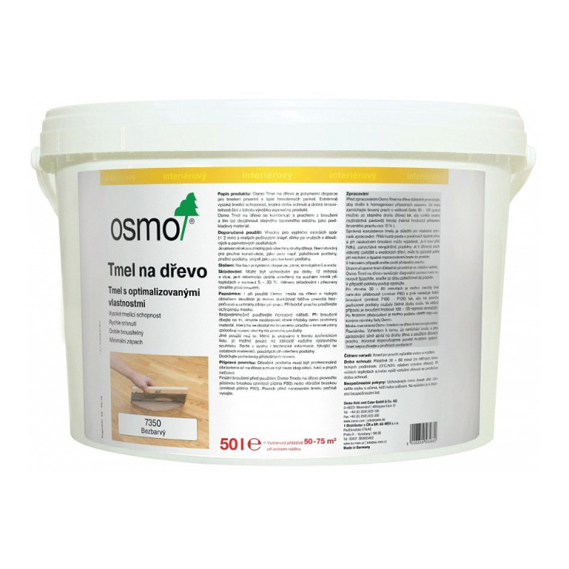 Tmel na spáry  Osmo 7350 bezbarvý 5 l