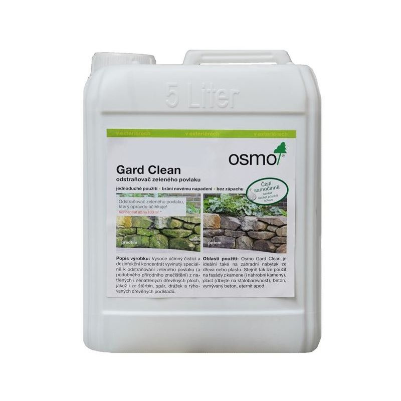 Odstraňovač zeleného povlaku  Osmo Gard Clean 6606 bezbarvý 1 l