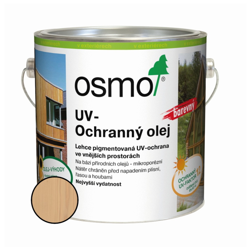 Olej UV ochranný Osmo 426 extra modřín, 2,5 l