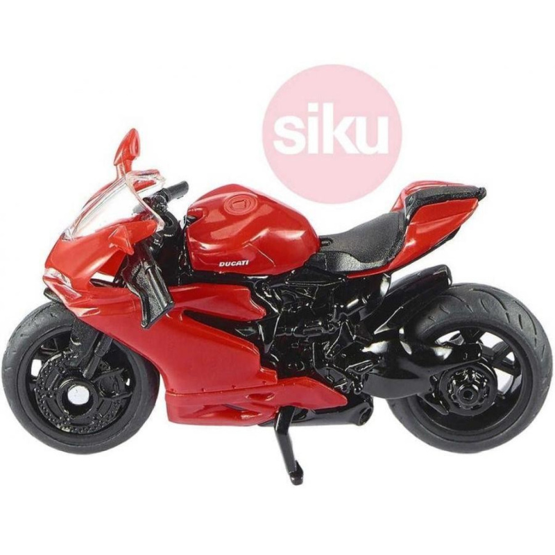 Siku Motorka červená Ducati Panigale 1299 model kov 1385