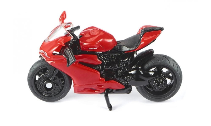 Siku Motorka červená Ducati Panigale 1299 model kov 1385