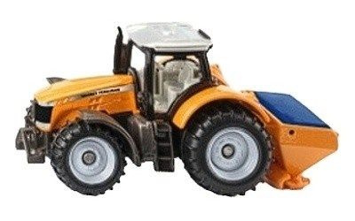 Siku traktor MASSEY FERGUSON se sypačem soli – blister