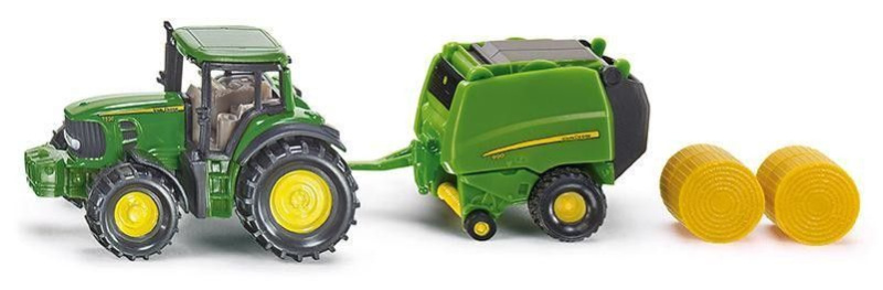 Siku John Deere traktor s balíkovačkou