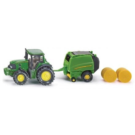Siku John Deere traktor s balíkovačkou