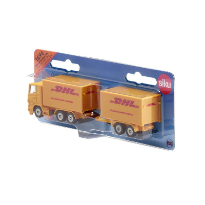 SIKU Blister - DHL kamion s přívěsem