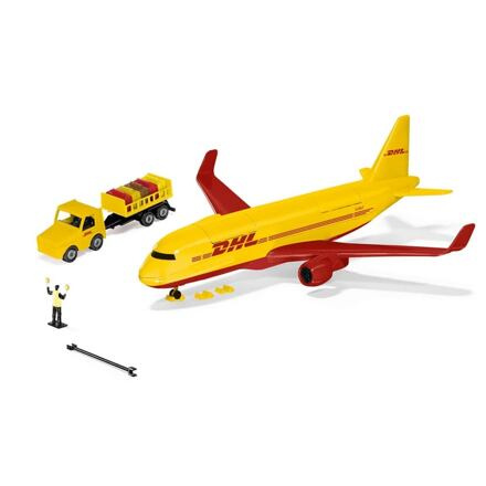 SIKU Super - DHL nákladní letadlo s příslušenstvím
