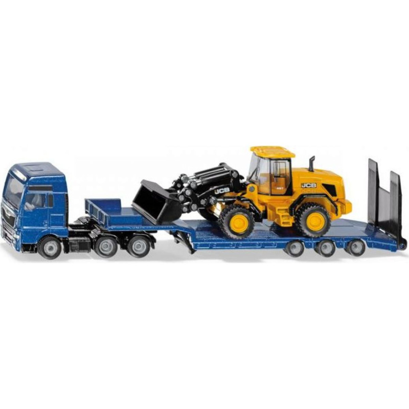 SIKU Super - nakladač MAN s kolovým nakladačem JCB