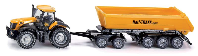 SIKU Farmer - Traktor se sklápěcím přívěsem 