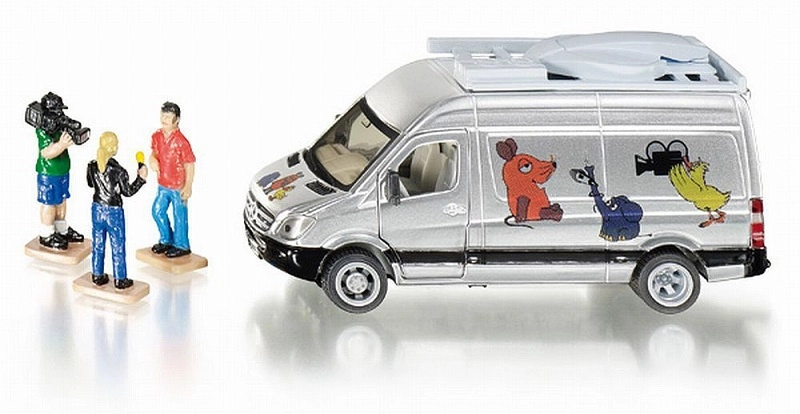 Siku super van přenosový vůz Mercedes‑Benz Sprinter 1:50 s příslušenstvím