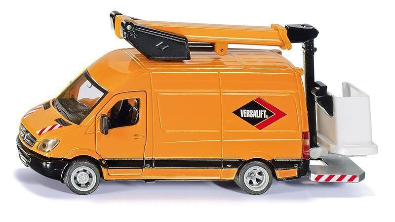 SIKU Super 1940 - Mercedes-Benz Sprinter s vyvýšenou pracovní plošinou 1:50