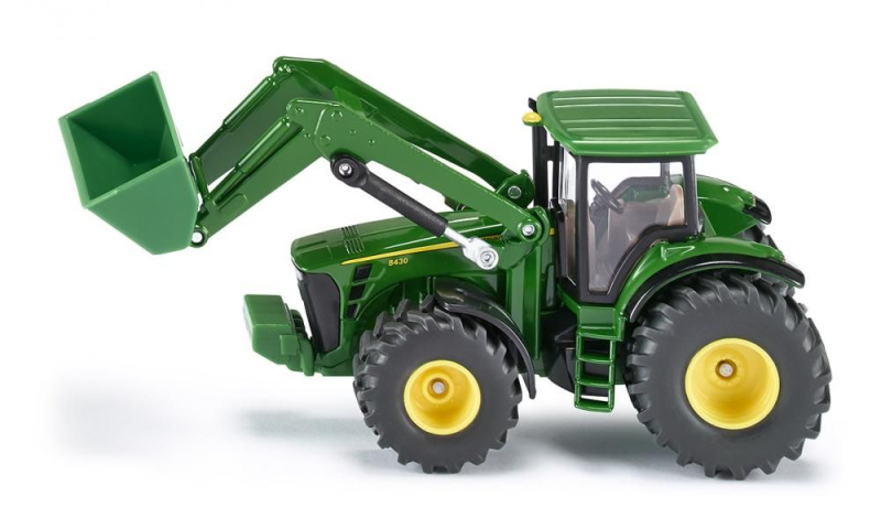 SIKU Farmer - traktor John Deere s předním nakladačem