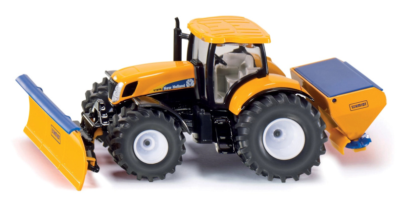 SIKU Super Traktor s přední radlicí a sypačem soli, 1: