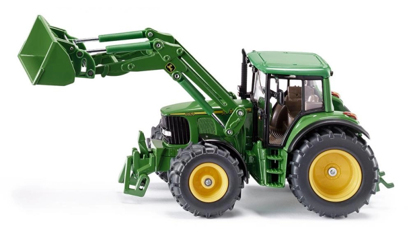 SIKU Farmer - Traktor John Deere s  čelním nakladačem, měřítko 1:32