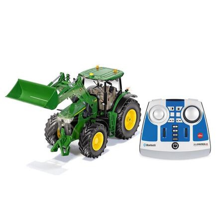 SIKU Control 6795 - Bluetooth, John Deere s předním nakladačem a dálkovým ovladačem
