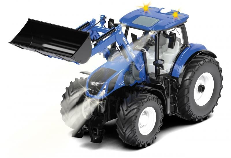 Siku Control 6797 - Bluetooth, New Holland T7.315 s předním nakladačem