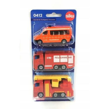 Siku Blister set 0412 požární set 3 ks