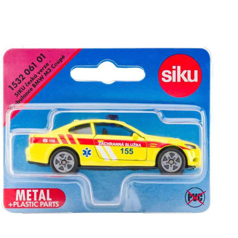 SIKU česká verze - Ambulance BMW M3 Coupé