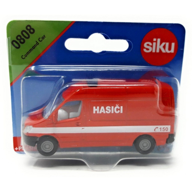 SIKU kovový model - Hasiči VAN česká verze