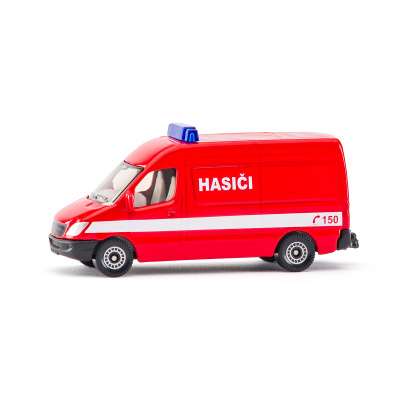 SIKU kovový model - Hasiči VAN česká verze