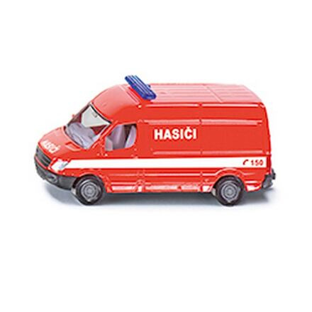 SIKU kovový model - Hasiči VAN česká verze