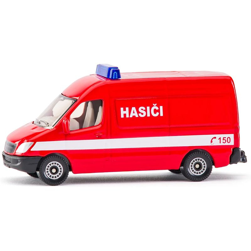 SIKU kovový model - Hasiči VAN česká verze