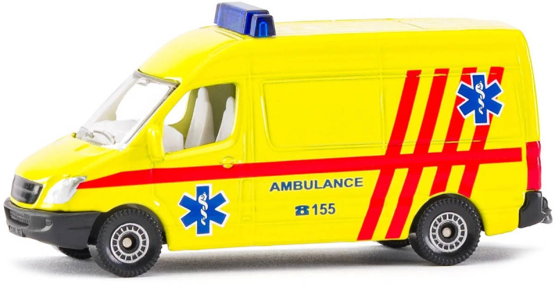 SIKU kovový model - Ambulance dodávka česká verze