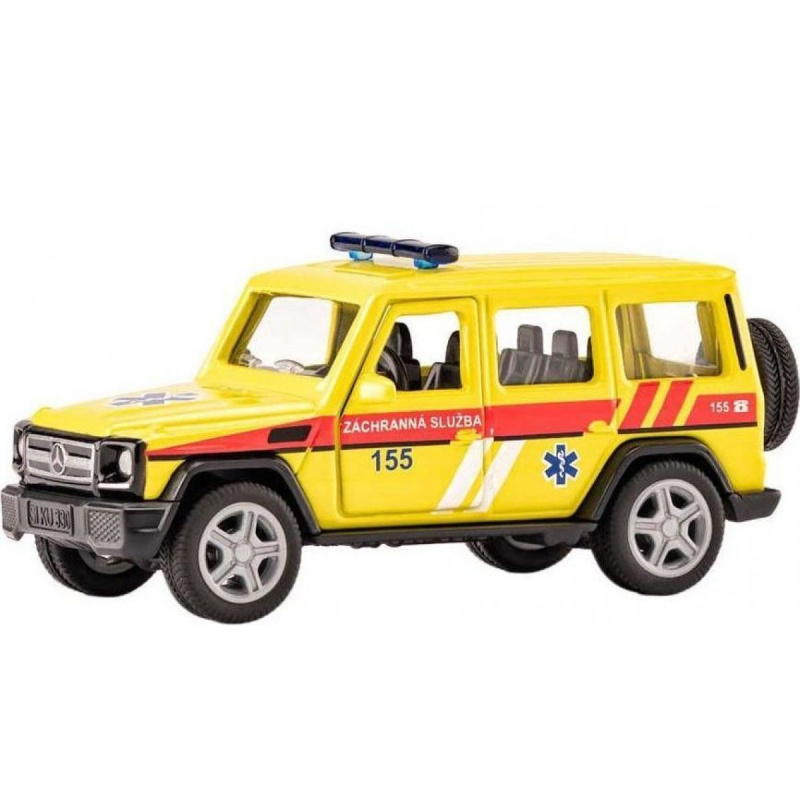 SIKU Super česká verze - ambulance Mercedes AMG G65