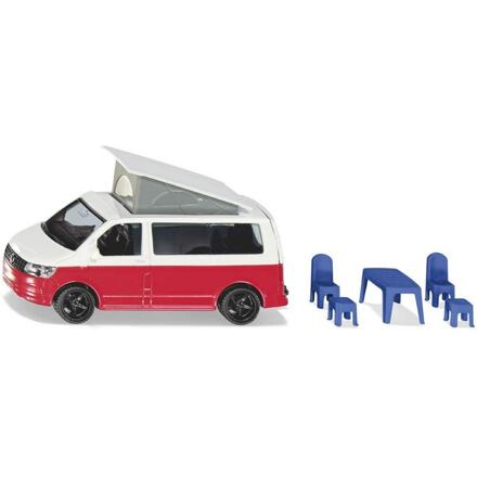 SIKU Super - VW T6 California s pohyblivou střechou a příslušenstvím
