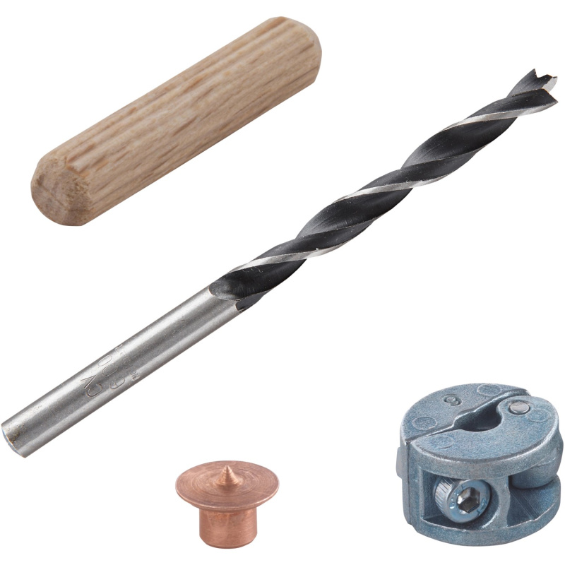 wolfcraft Kolíkovací souprava, 31 ks, pr. 6 mm