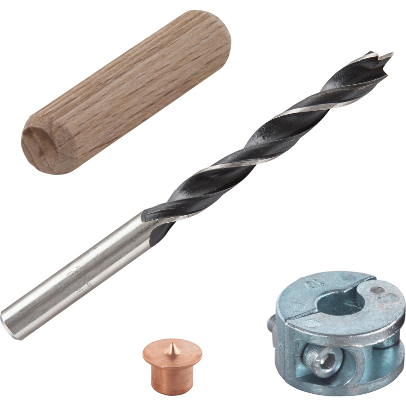 wolfcraft Kolíkovací souprava, 25 ks, pr. 10 mm