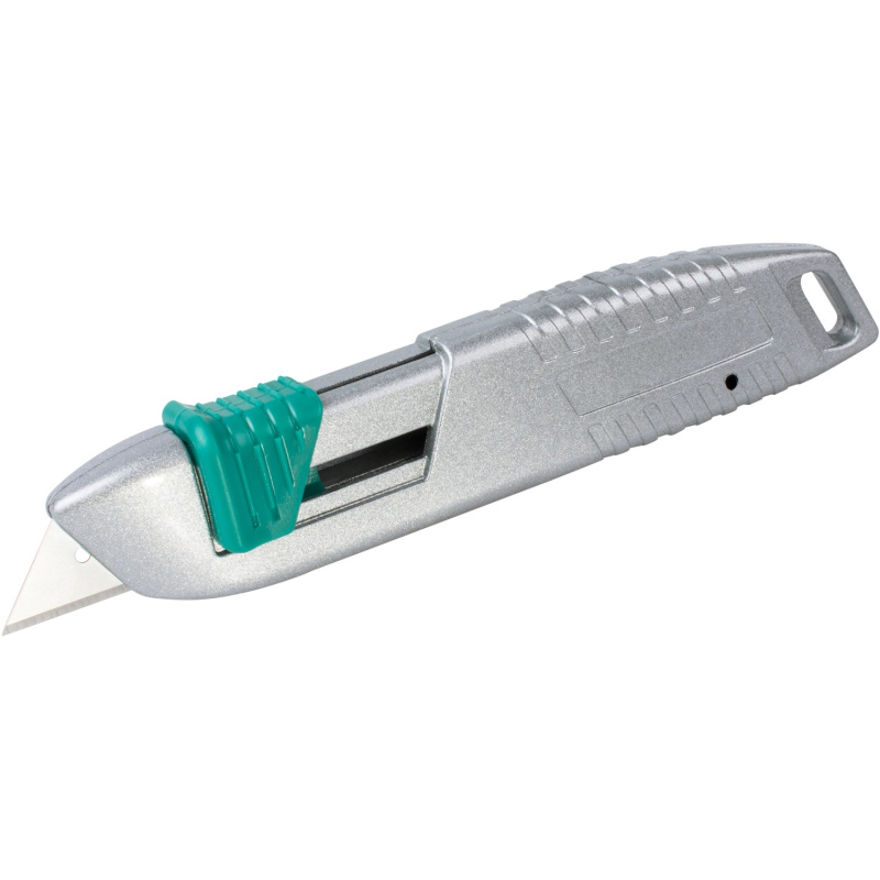 Wolfcraft Bezpečnostní nůž s trapézovou čepelí, kovový