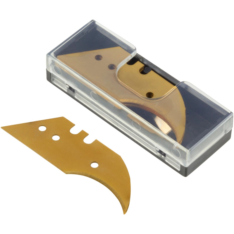 Wolfcraft Profesionální srpkové čepele s povrchovou úpravou TiN, 5 ks