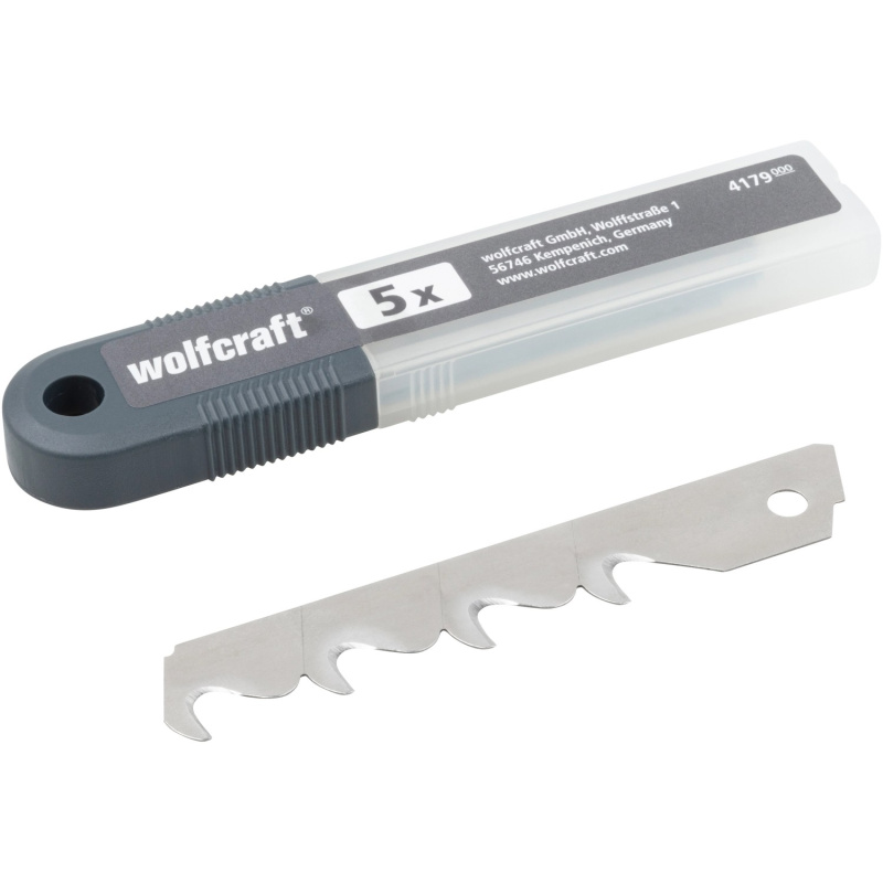 Wolfcraft Odlamovací čepele s háčkem, 5 ks