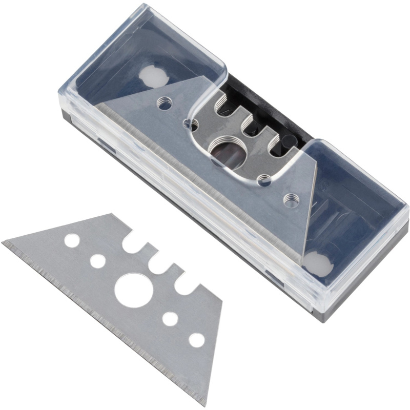 Wolfcraft Trapézové čepele v úložném boxu, 5 ks