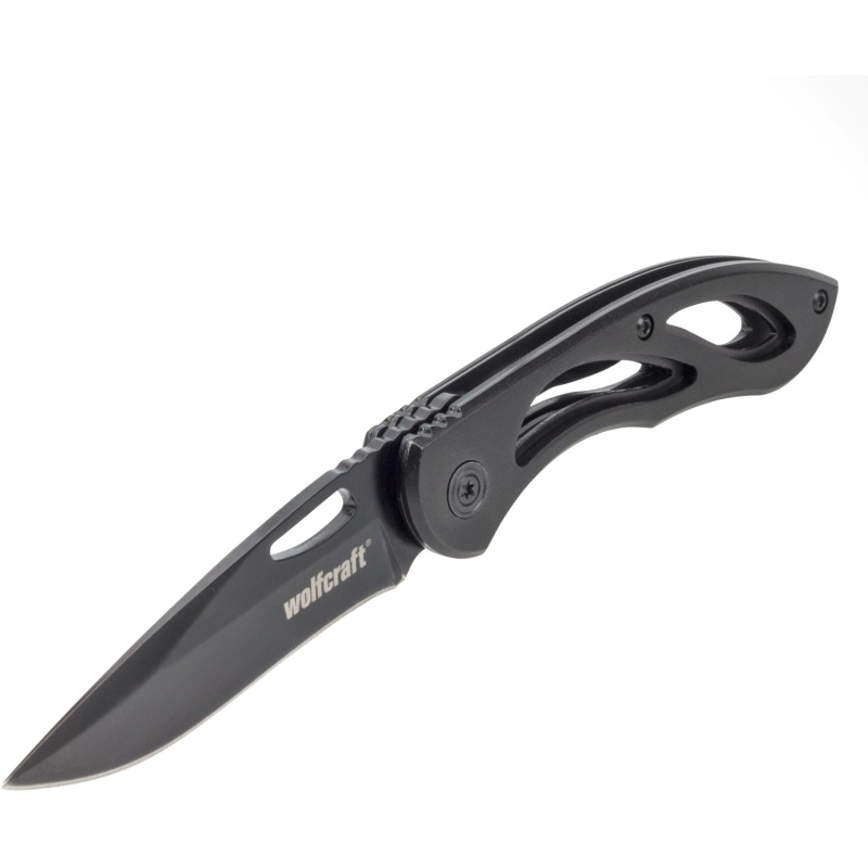 Wolfcraft Nůž pro volný čas se sklápěcí hladkou čepelí