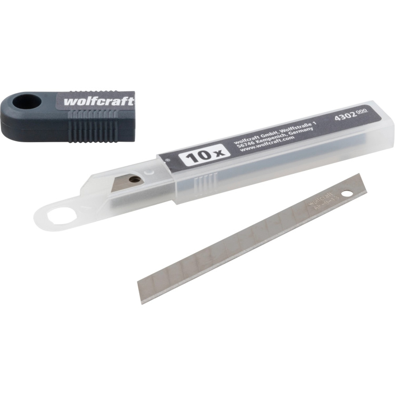 Wolfcraft Čepele odlamovací, 10 ks, 9 mm
