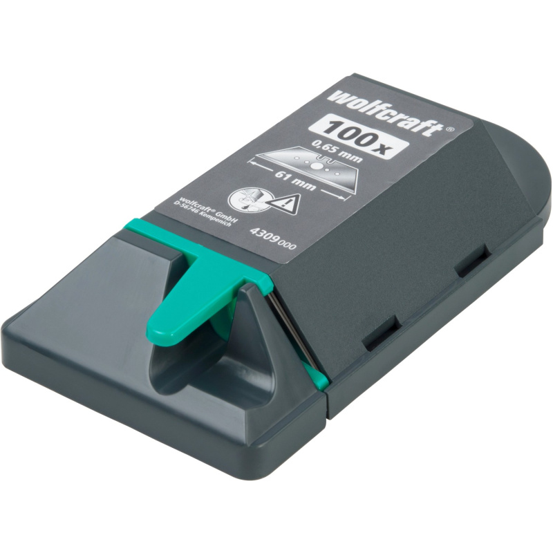 Wolfcraft Profesionální trapézové čepele, 100 ks, 0,65 x 61 mm