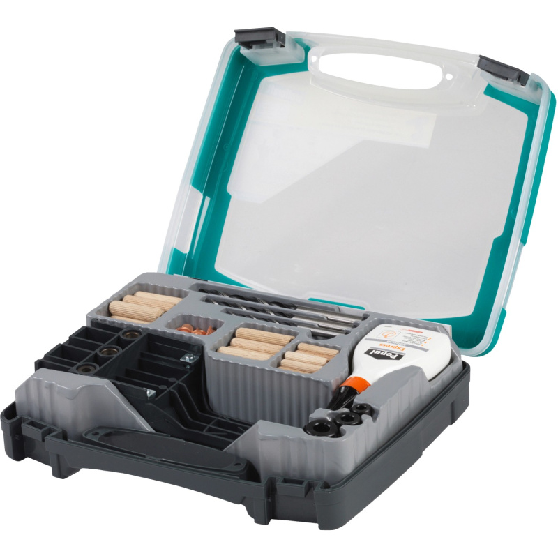 wolfcraft Sada univerzální mistrovské kolíkovačky, 78dílná