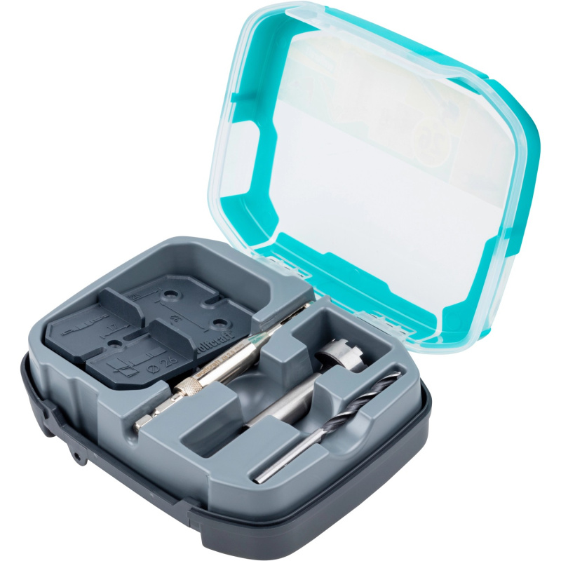 wolfcraft Sada pro vrtání otvorů pro závěsná kování, pr. 26 mm, 5dílná