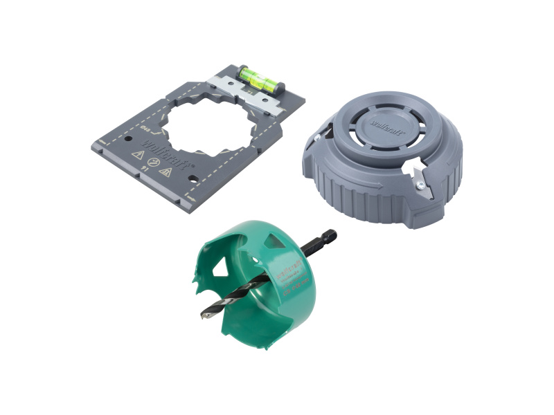 Wolfcraft Sada pro instalaci dutinkových krabic Geling-Set