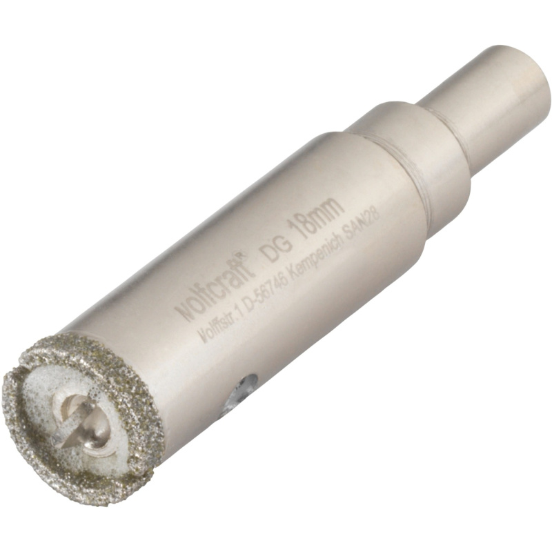 Wolfcraft Diamantová vykružovací pila Ceramic pro aku šroubovák pr. 18 mm