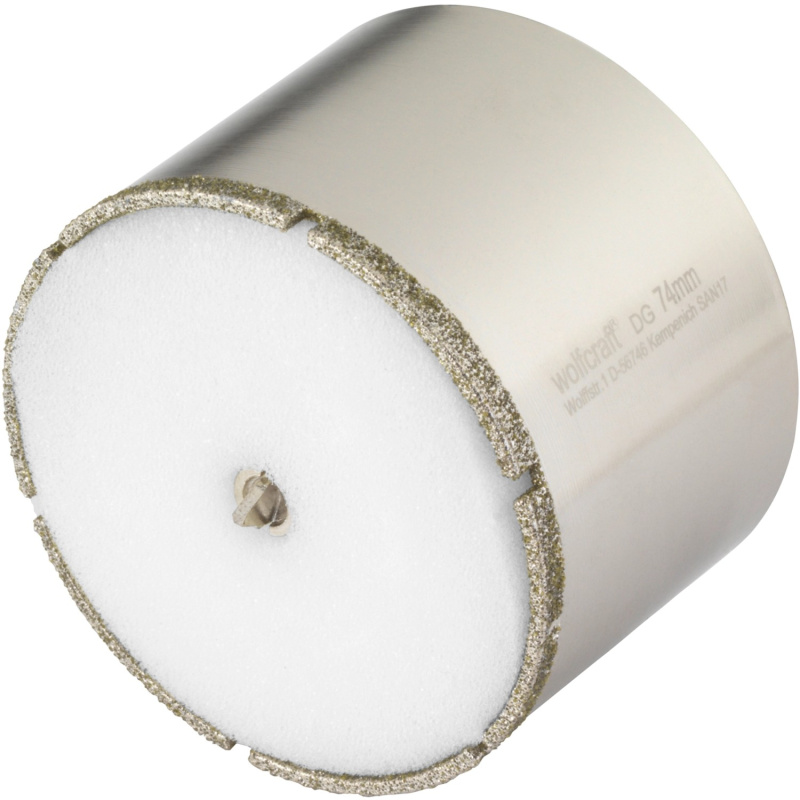 Wolfcraft Diamantová vykružovací pila Ceramic pro aku šroubovák pr. 74 mm