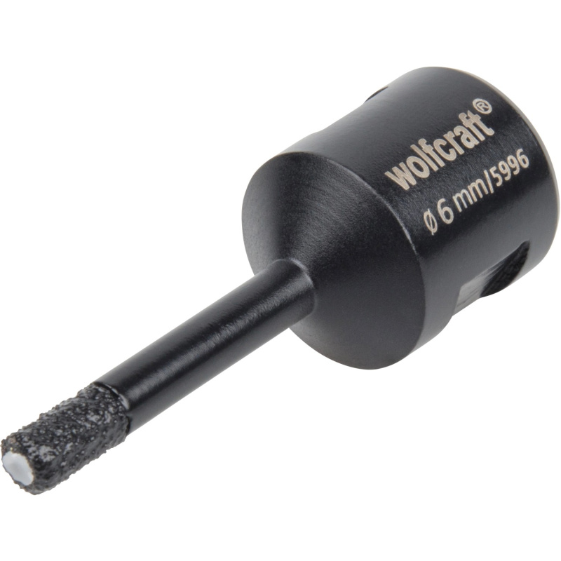 Wolfcraft Diamantový vrták Ceramic pro úhlovou brusku pr. 6 mm