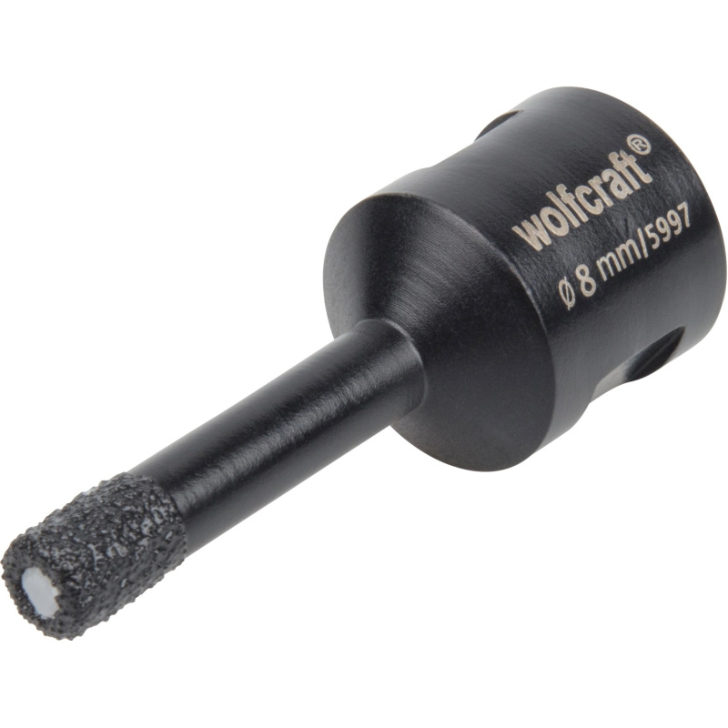Wolfcraft Diamantový vrták Ceramic pro úhlovou brusku pr. 8 mm