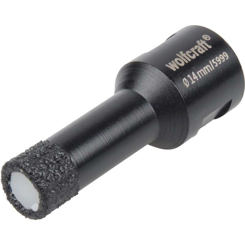 Wolfcraft Diamantový vrták Ceramic pro úhlovou brusku pr. 14 mm