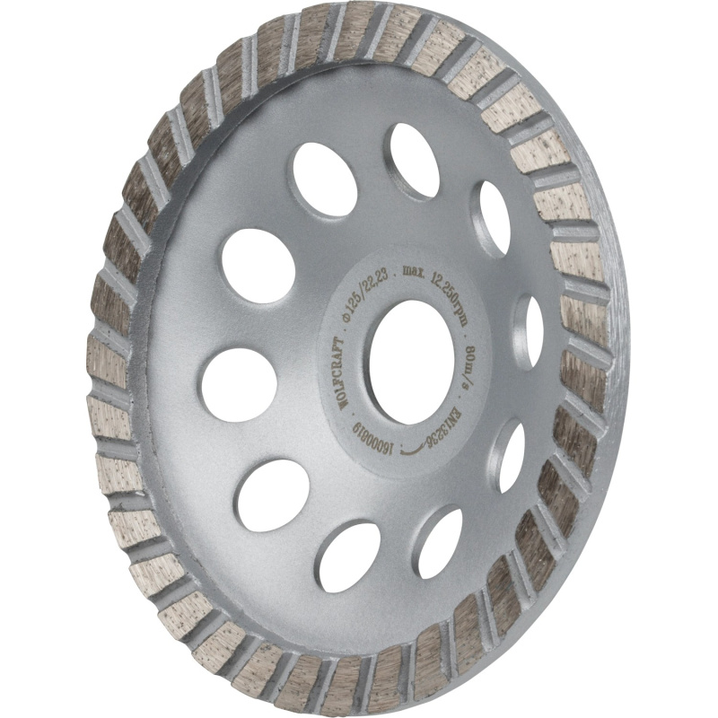 Wolfcraft Diamantový brusný hrnec Standard pr. 125 mm