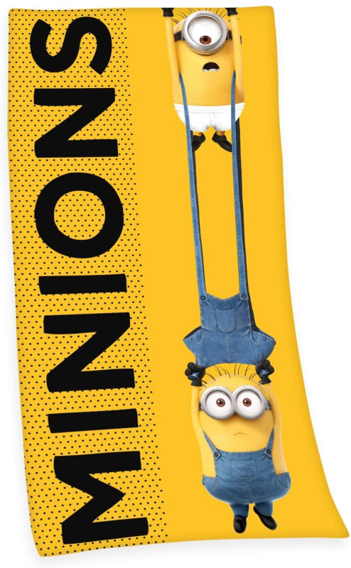 Minions 2 velurová osuška 75 × 150 cm